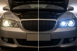 بررسی تفاوت چراغ‌های سنتی و مدرن در خودروهای لوکس