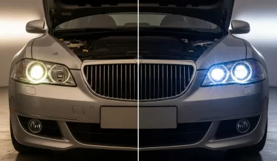 بررسی تفاوت چراغهای سنتی و مدرن در خودروهای لوکس