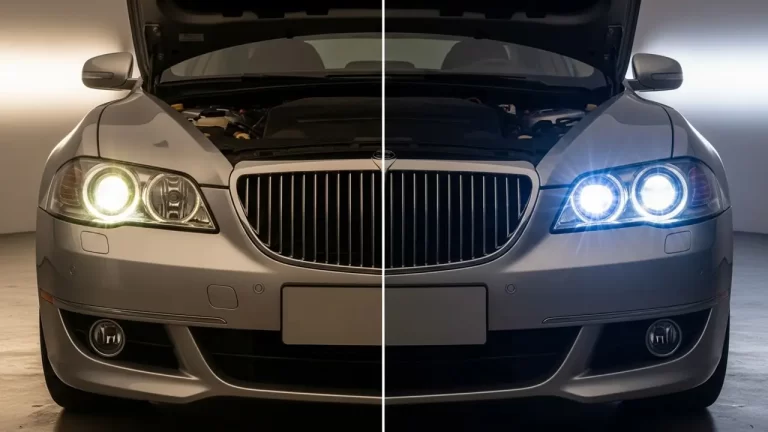 بررسی تفاوت چراغ‌های سنتی و مدرن در خودروهای لوکس